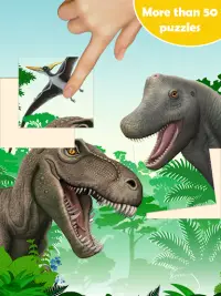 dinosaurus teka-teki jigsaw Screen Shot 2