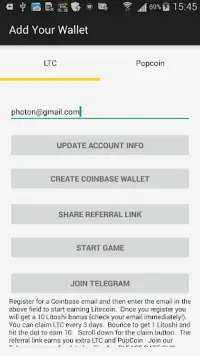 Photon Pong - Earn Free LTC Screen Shot 3