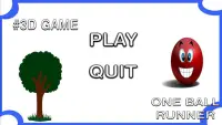 One Ball Runner - (Challenge for the Gamers) Screen Shot 0