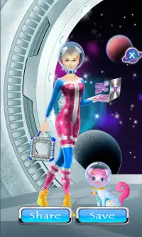 Space Girl Sci Fi Dress Up Game For Girls Screen Shot 2