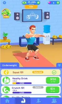 Idle Workout Success Life Screen Shot 0