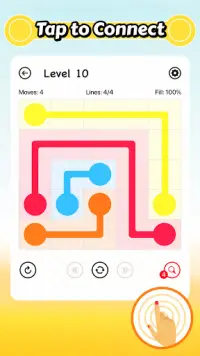 Lined - Free Pipe Game, Connect the Dots Screen Shot 0