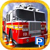Fire Fighting Emergency Rescue Truck Parking Game