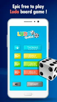 Ludo Quest - 🎲Dice Board Game 2020 Screen Shot 0