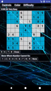 Sudoku Screen Shot 1