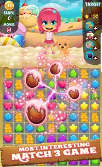 Gummy Crush game Screen Shot 1