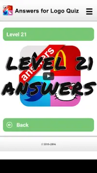 Answers for Logo Quiz Screen Shot 3