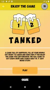 Tanked: drinking game Screen Shot 1