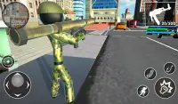 US Army Stickman Counter Rope Hero 3D Screen Shot 7