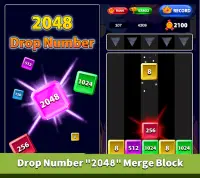 Number Drop "2048" Merge Block Screen Shot 4