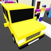 Cube Car Craft Parking Sim 3D