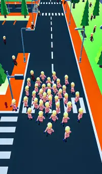 Multidão da cidade Jogos Rush 3D Screen Shot 5