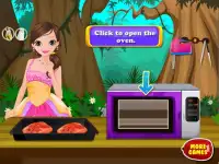 Cocinar juegos niñas salmón Screen Shot 5