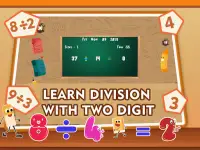 Math Division Spiele für Kinder - Teilen Quiz App Screen Shot 1