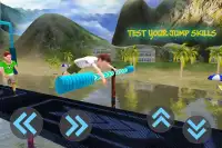 Kids Stunts Water Park Jumping Simulator Game Screen Shot 7