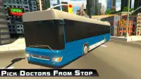 المدينة طبيب حافلة محاكاة 3D Screen Shot 4