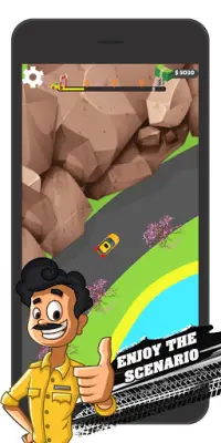 Smart Cabby - 2D Car Driving game Screen Shot 9