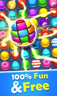 Sweet Candy Mania - Free Match 3 Puzzle Game Screen Shot 0
