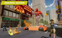 Incredible Monster Superhero Ogre - City Robot War Screen Shot 1