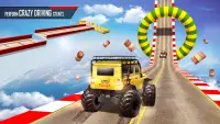 Monster Truck Game: Impossible Car Stunts 3D Screen Shot 6