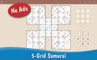 MultiSudoku: Samurai Puzzles Screen Shot 10