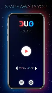 Duo Square - geometry space dash Screen Shot 6