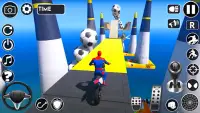 Superhero Tricky Bike Stunt Screen Shot 4