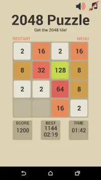 2048 Câu đố cổ điển Screen Shot 0