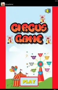 Circus Games For Free: Kids Screen Shot 1