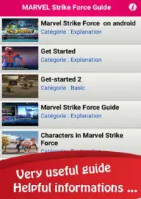 Guide for Marvel Strike Force Screen Shot 1