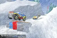 4x4 Winter Snow Car Rally Racing Screen Shot 1