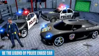 US Police Car driving Chase 3D Screen Shot 3