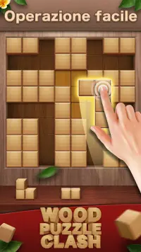 Gioco di puzzle di legno scontro Screen Shot 0