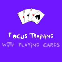 Focus training with playing cards