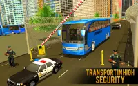 Prisoner Bus Driving Games 2019: Police Bus Drive Screen Shot 3