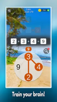 Mathscapes: Best Math Puzzle, Number Problems Game Screen Shot 1