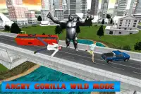 Angry Gorilla Town Attack Screen Shot 2