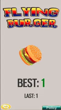 Flying Burger - Tap Tap Screen Shot 0