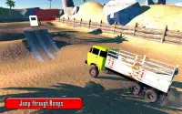 Offroad Cargo Truck Permainan Screen Shot 4