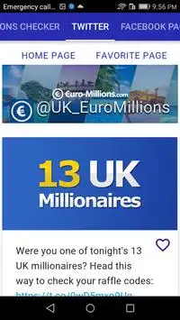 Results Euromillions Checker Screen Shot 1