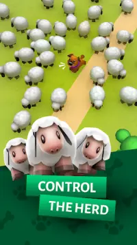 Dog and sheep - farm racing & chasing quest Screen Shot 1