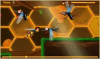 Justin the Bee – Honey Shoots in Ninja Game Screen Shot 1