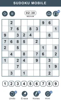 Sudoku - Offline Free Sudoku Number Puzzle Screen Shot 1