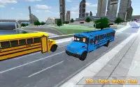 Bus Sekolah: City Drive Sim Screen Shot 4