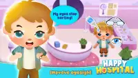 Hospital feliz – jogos de doutor para crianças Screen Shot 1