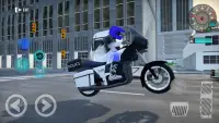 Police Motorcycle Bike Driving Screen Shot 2