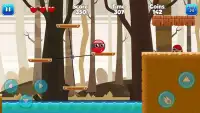 Super Bounce Red Classic Ball Abenteuer Screen Shot 2
