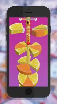 Helix Fruit Spiral Jump Screen Shot 0