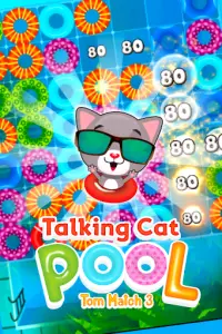 Talking Cats : Tom Blast pool Screen Shot 2