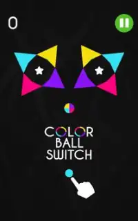 रंग गेंद स्विच 2019 - रंग बदलें खेल Screen Shot 1